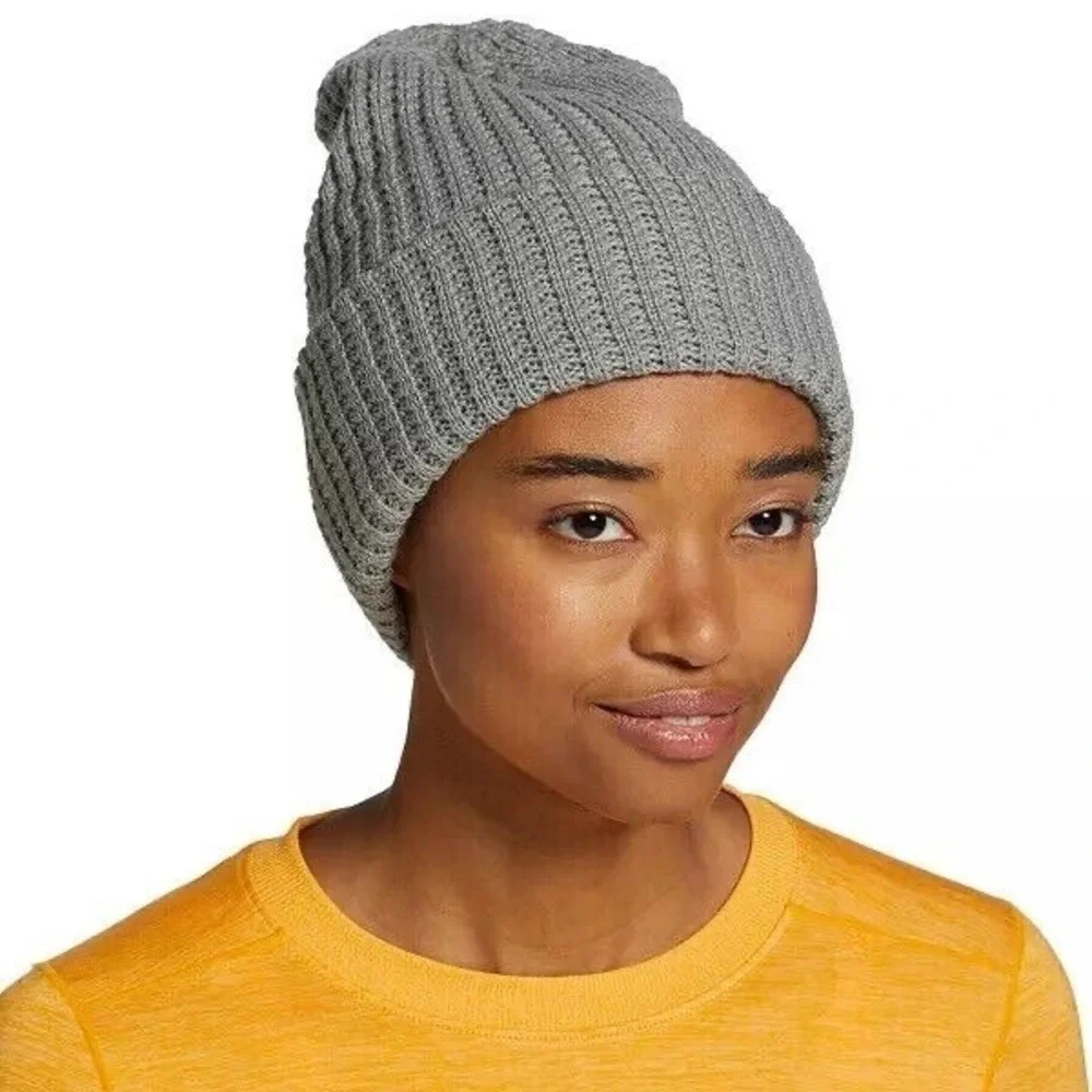 Alpine Design Women's Slouchy Waffle Beanie‎ Hat, Grey, One Size 17258